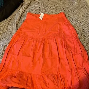 GAP cotton maxi skirt. NWT. Size 6